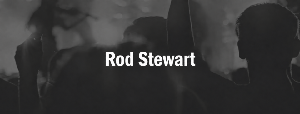 Rod Stewart auf dem Standard-Hintergrund